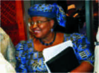 MINISTER OF FINANCE AND COORDINATING MINISTER OF THE ECONOMY, DR. (MRS.) NGOZI OKONJO-IWEALA