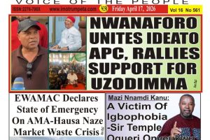 Cover And Inside Pages of Trumpeta, Friday, 17th April,2026