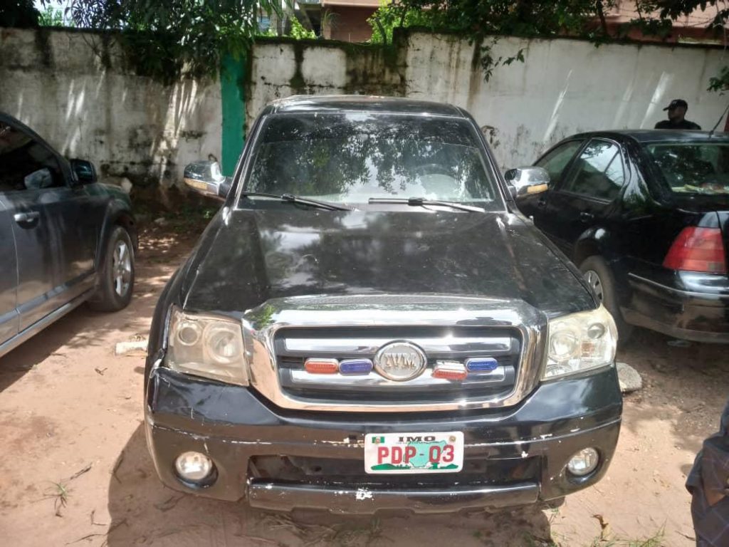Uzodinma Intensifies Battle  Against Imo PDP, Retrieves Official Vehicles Donated To Party By Ihedioha Govt