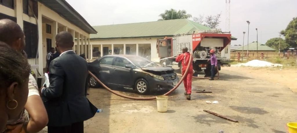 Mysterious Fire Guts Magistrates Car In Court Premises
