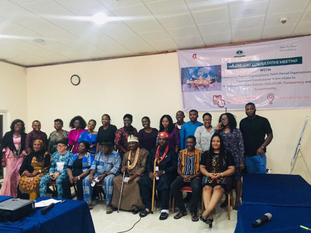 Alliances for Africa Holds Consultative Meeting with Stakeholders in Imo