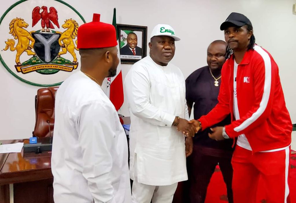 Ahead 2022 World Heart Day: Arsenal Legend, Kanu Nwankwo Describes Enugu Governor As Peaceful Leader