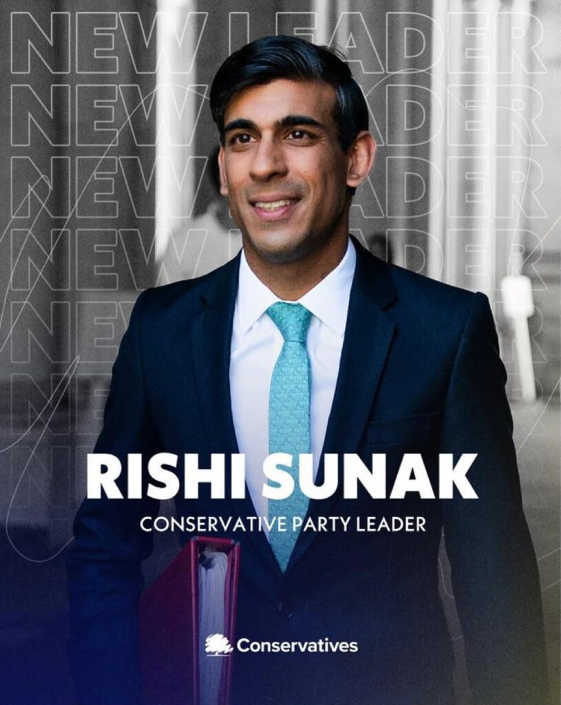Rishi Sunak Emerges UK’s Prime Minister