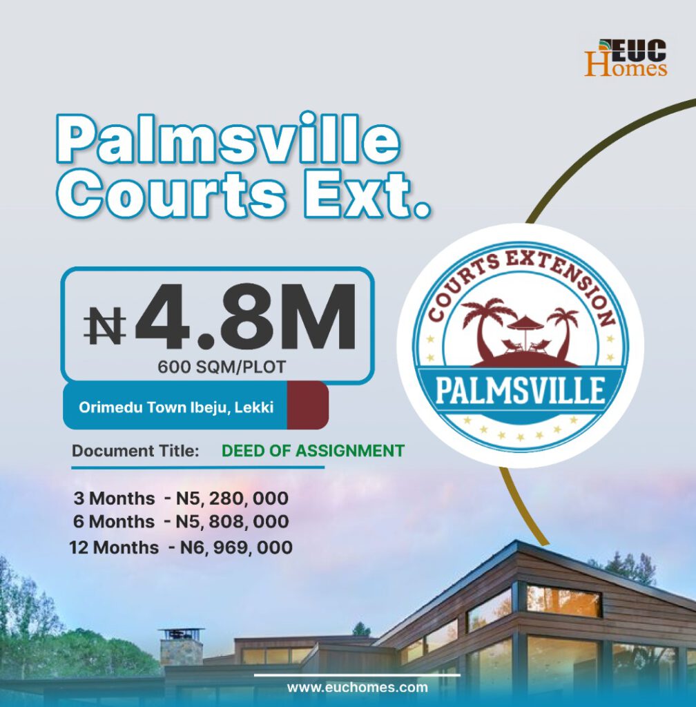 The Season for Good Palmsville Courts, Lagos is available for investment