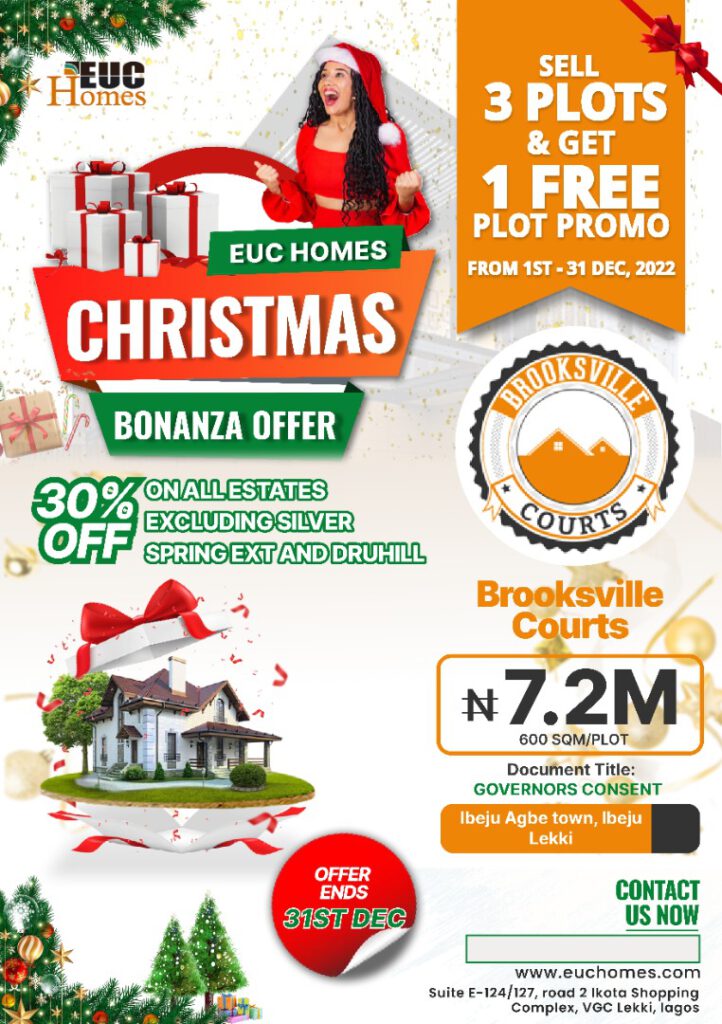 Your turn to make big money this Xmas with EUC HOMES