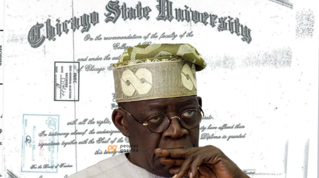 TINUBU’S CERTIFICATE SAGA CAUSES CONFUSION IN NIGERIA