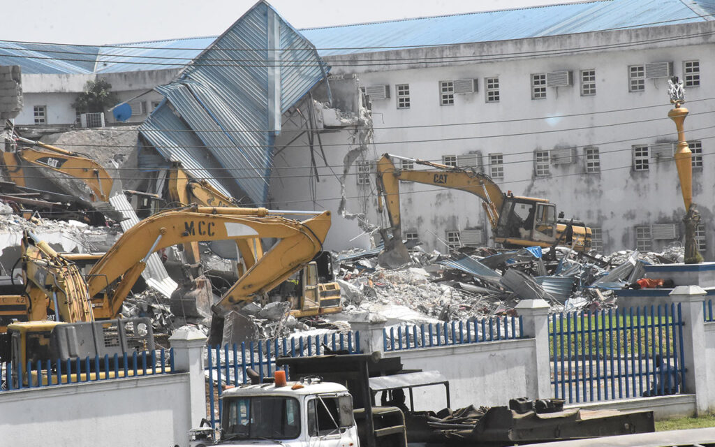 As Govt Demolishes Assembly Complex