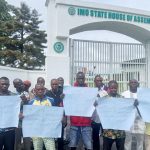 WORLD Bank Market Traders Storm Owerri Municipal Council Headquarters, Protest Against 30 days quite Notice Given to them to vacate their Shops