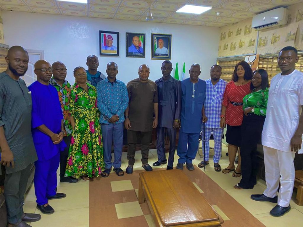 Nigerian Institute Of Quantity Surveyors Imo State Chapter Visit Commissioners; Bede Eke, Ralph Nwosu