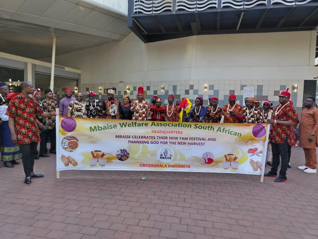 Mbaise Welfare Association South Africa Celebrates New Yam Festival In Style