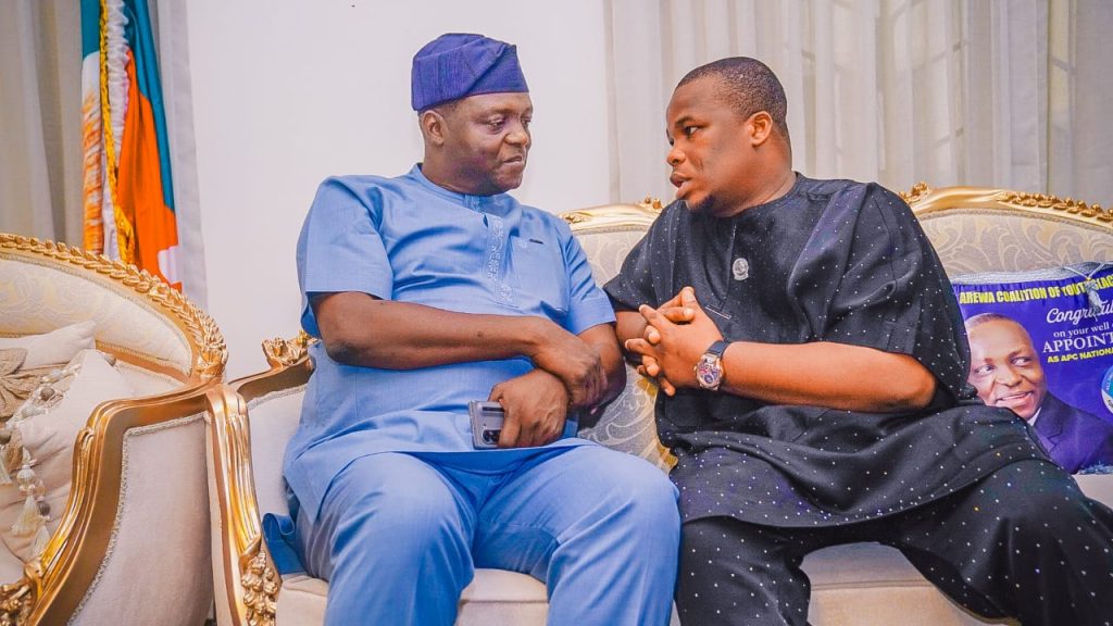 Goodluck Nwaneri Pays Condolence Visit To APC National Chairman, Nentawe Over Mother’s Demise, Pours Glowing Tributes On Deceased