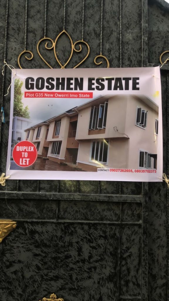 Four-bedroom en suite duplex available for rent, Area G, near Protea Hotel, New Owerri