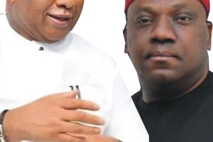 DR. IJEOMAH ARODIOGBU CONGRATULATES GOVERNOR HOPE UZODIMMA ON HIS APPOINTMENT AS “RENEWED HOPE AMBASSADOR” BY PRESIDENT TINUBU AND HIS RECOGNITION AS GRAND PATRON BY THE IMO NEWSPAPER PUBLISHERS ASSOCIATION