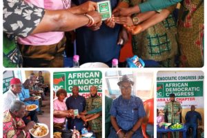 AFRICAN DEMOCRATIC CONGRESS (ADC) NJABA LGA CHAPTER: NJABA ADC YET AGAIN WELCOME ENGR. BISMARCK AKANNO INTO THE PARTY: