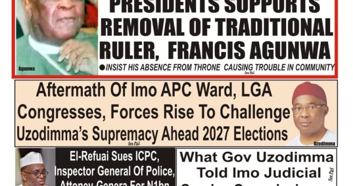 Cover and Inside Pages of Trumpeta, Tuesday,24th February 2026