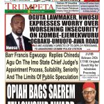 Cover and inside pages of Trumpeta Thursday 18th June,2026